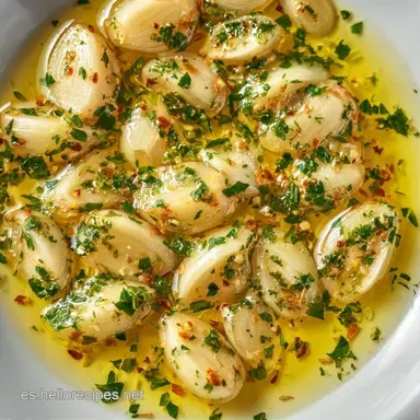 Aperitivo Aceite y Ajo en 15 Minutos Tarjeta de receta