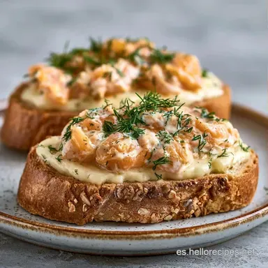 Aperitivo Gourmet De Salm&oacute;n En 10 Min Tarjeta de receta