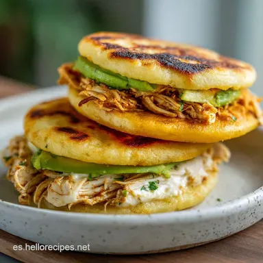 Arepas Venezolanas Crujientes Tarjeta de receta