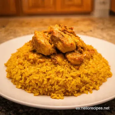 Arroz chaufa de pollo El Sabor Peruano en tu Mesa Tarjeta de receta