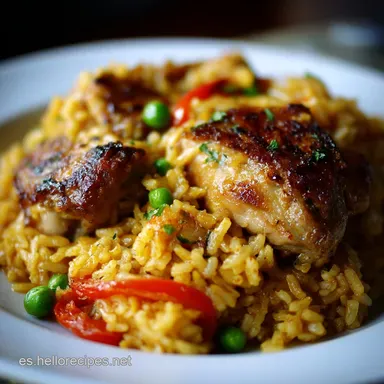 Arroz con Pollo a la Colombiana: Receta Fácil y Auténtica Tarjeta de receta