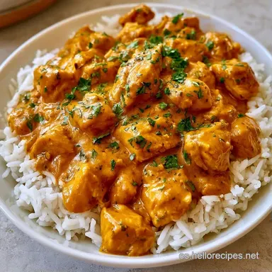 Arroz con Pollo Curry y Coco Cremoso Tarjeta de receta