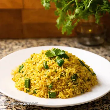 Arroz con Verduras Receta Fácil para un Arroz a la Jardinera Delicioso Tarjeta de receta
