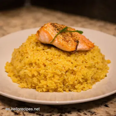 Arroz Crocante con Pescado Socarrat Perfecto a la Marinera Tarjeta de receta