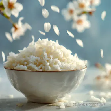 Arroz Jazm&iacute;n: Cocci&oacute;n Perfecta al Vapor en 30 Min Tarjeta de receta