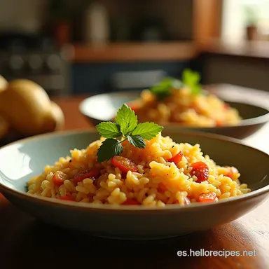 Arroz Primavera Mexican White Rice El Secreto del Grano Esponjoso Tarjeta de receta