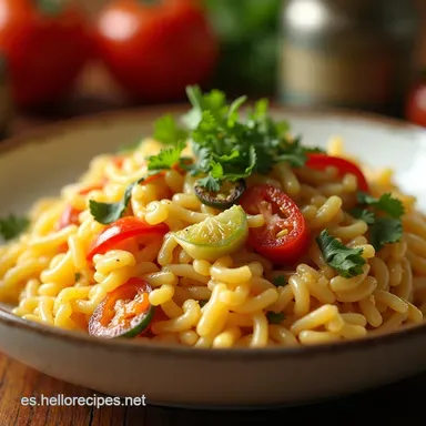 Arroz Primavera o Arroz con Verduras El Truco para que Quede Suelto y Brillante Tarjeta de receta