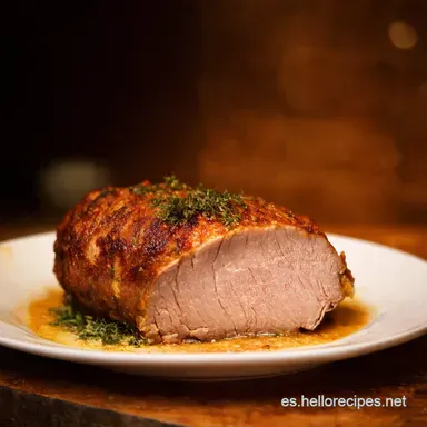 Porchetta Crujiente Mi Secreto Italiano Revelado Tarjeta de receta