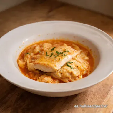 Bacalao a Br&aacute;s A mi manera Receta de la Abuela Mejorada Tarjeta de receta