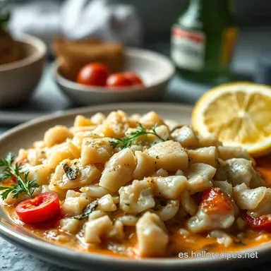 Bacalao a la Portuguesa F&aacute;cil: Receta de la Abuela! Tarjeta de receta