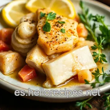 Bacalao al Pil Pil Aut&eacute;ntico: &iexcl;Un Tesoro Vasco en tu Mesa! Tarjeta de receta