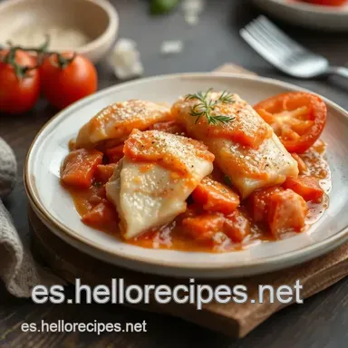 Bacalao con Tomate: Receta de la Abuela F&aacute;cil y Sabrosa Tarjeta de receta
