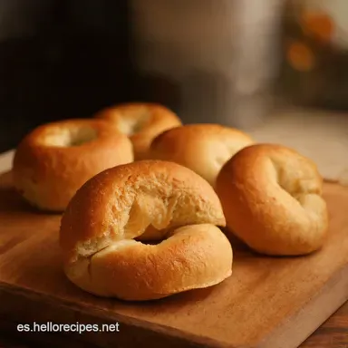 Bagels Caseros La Receta F&aacute;cil Que Te Har&aacute; Triunfar Tarjeta de receta