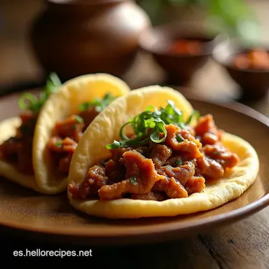 Baos con Chancho Mongoliano Al estilo Calle Cap&oacute;n Tarjeta de receta