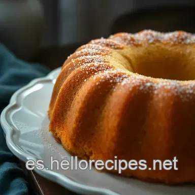 Bizcocho de Leche Abuela: &iexcl;Receta Casera Esponjosa y F&aacute;cil! Tarjeta de receta