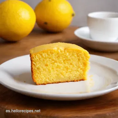 Bizcocho de Lim&oacute;n Cl&aacute;sico Receta F&aacute;cil y Esponjosa Tarjeta de receta