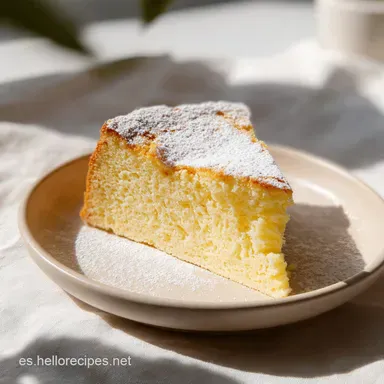 Bizcocho De Yogur De Miga Terciopelada Tarjeta de receta