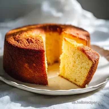 Bizcocho Receta Yogur para 10 Porciones Tarjeta de receta