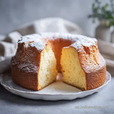 Bizcochuelo de Yogur: Receta para 12 Porciones Esponjosas Tarjeta de receta