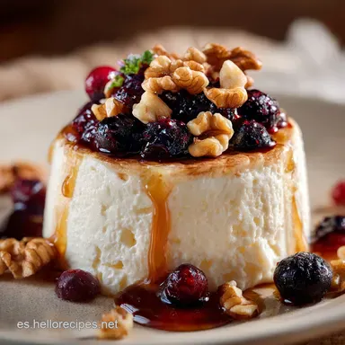 Bola de Queso Crema con Arándanos y Nuez: Aperitivo Fácil y Festivo Tarjeta de receta