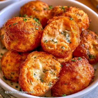 Bombones De Salmón Con Queso Crema Tarjeta de receta