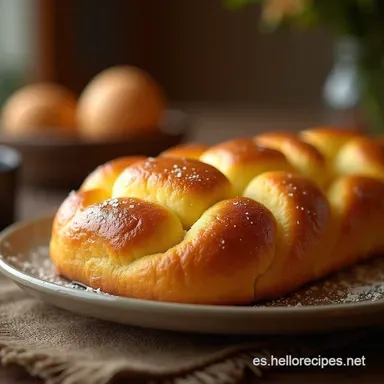 Receta Pan Brioche Trenzado F&aacute;cil y Mantecoso Miga Perfecta Tarjeta de receta