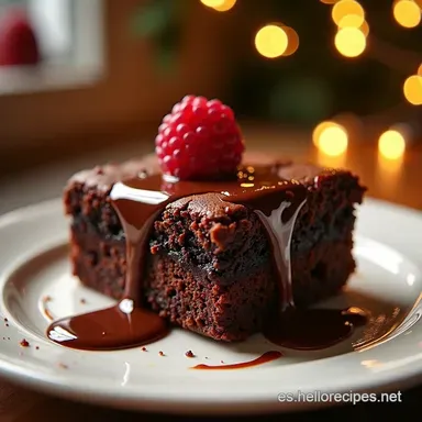 Brownie de Chocolate Fudgy La Receta Definitiva Tarjeta de receta