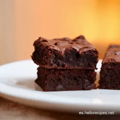 Brownies Melcochudos con Cacao en Secreto Receta Fácil Tarjeta de receta
