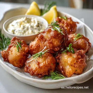 Bu&ntilde;uelos de Bacalao: Receta con Patata en 35 Minutos Tarjeta de receta