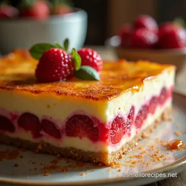 Carlota de Fresa Casera El Postre Refrescante M&aacute;s F&aacute;cil Tarjeta de receta