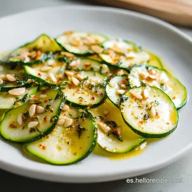 Entrantes F&aacute;ciles: Carpaccio en 12 Minutos Tarjeta de receta