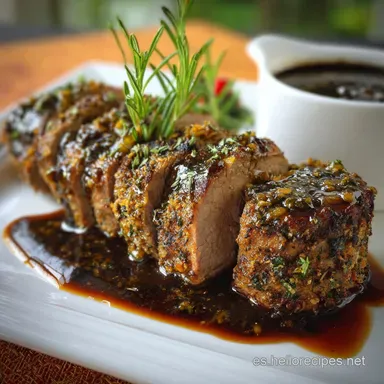 Comida Gourmet: Cerdo Sellado en 30 Minutos Tarjeta de receta