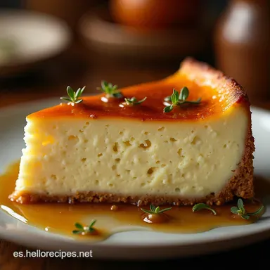Receta de Cheesecake Cl&aacute;sico Horneado Cremoso Estilo NY Tarjeta de receta