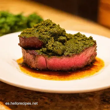 Chimichurri Argentino El Secreto del Asado Perfecto Tarjeta de receta