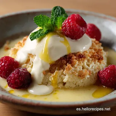 Cobbler M&aacute;gico de Lim&oacute;n Receta r&aacute;pida cremosa y perfecta para el verano Tarjeta de receta