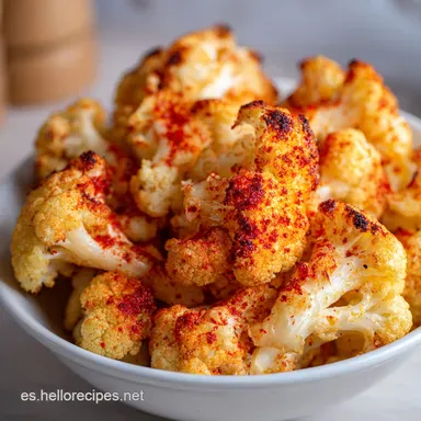 Receta de Coliflor al Horno: Crujiente Tarjeta de receta