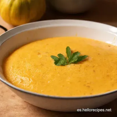 Crema de Calabac&iacute;n Casera La Receta de la Abuela Tarjeta de receta