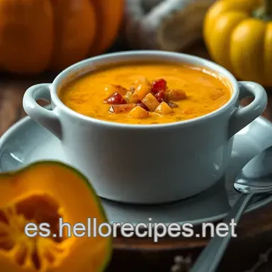 Crema de Calabaza Acaramelada: Sabor de Oto&ntilde;o en Casa Tarjeta de receta