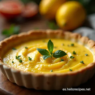 Crema de Lim&oacute;n Perfecta Receta F&aacute;cil Cremosa y Sin Fallos Tarjeta de receta