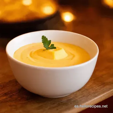 Crema de Zapallo y Jengibre Un abrazo calentito en un taz&oacute;n Tarjeta de receta