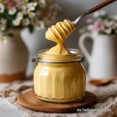 Receta Crema Pastelera Cl&aacute;sica - Ready in 15 Min Tarjeta de receta