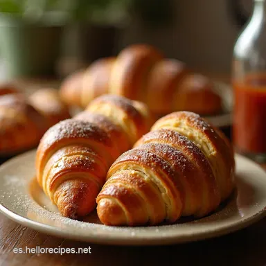 Croissants Caseros Aut&eacute;nticos El Secreto Mejor Guardado Tarjeta de receta