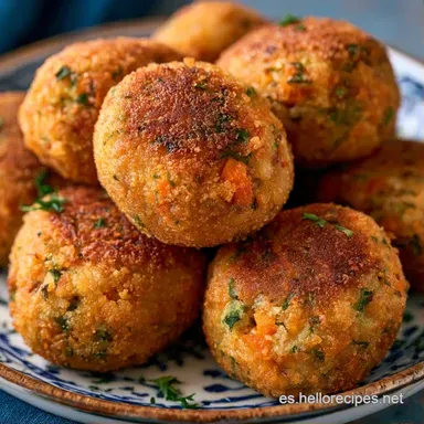 Croquetas De Verduras Crujientes Tarjeta de receta