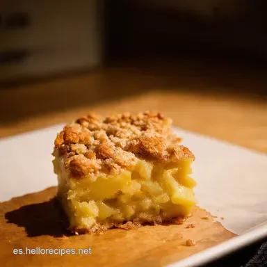 Crumble de Manzana o Crocante Mi Secreto para un Postre Express Tarjeta de receta