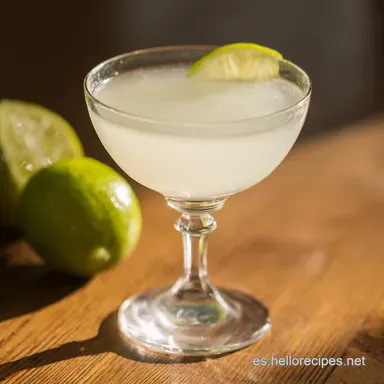 Daiquiri Cl&aacute;sico: El Trago Cubano que Enamora Tarjeta de receta
