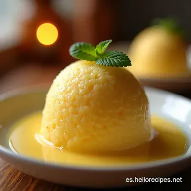 Helado de Pl&aacute;tano Cremoso con Pralin&eacute; Receta F&aacute;cil Tarjeta de receta