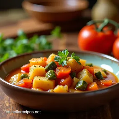 Receta del Delicioso Escabeche de vegetales El secreto casero de la abuela Tarjeta de receta