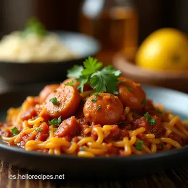 Discada Norte&ntilde;a Aut&eacute;ntica El Guiso de Fiesta Receta Tarjeta de receta