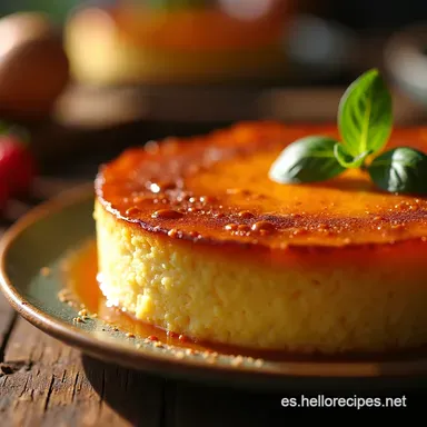 El Flan de la Jubilación Invierte en tu Futuro Dulce Tarjeta de receta