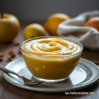 El Mejor Pur&eacute; de Manzana Casero Secreto de la Abuela Tarjeta de receta